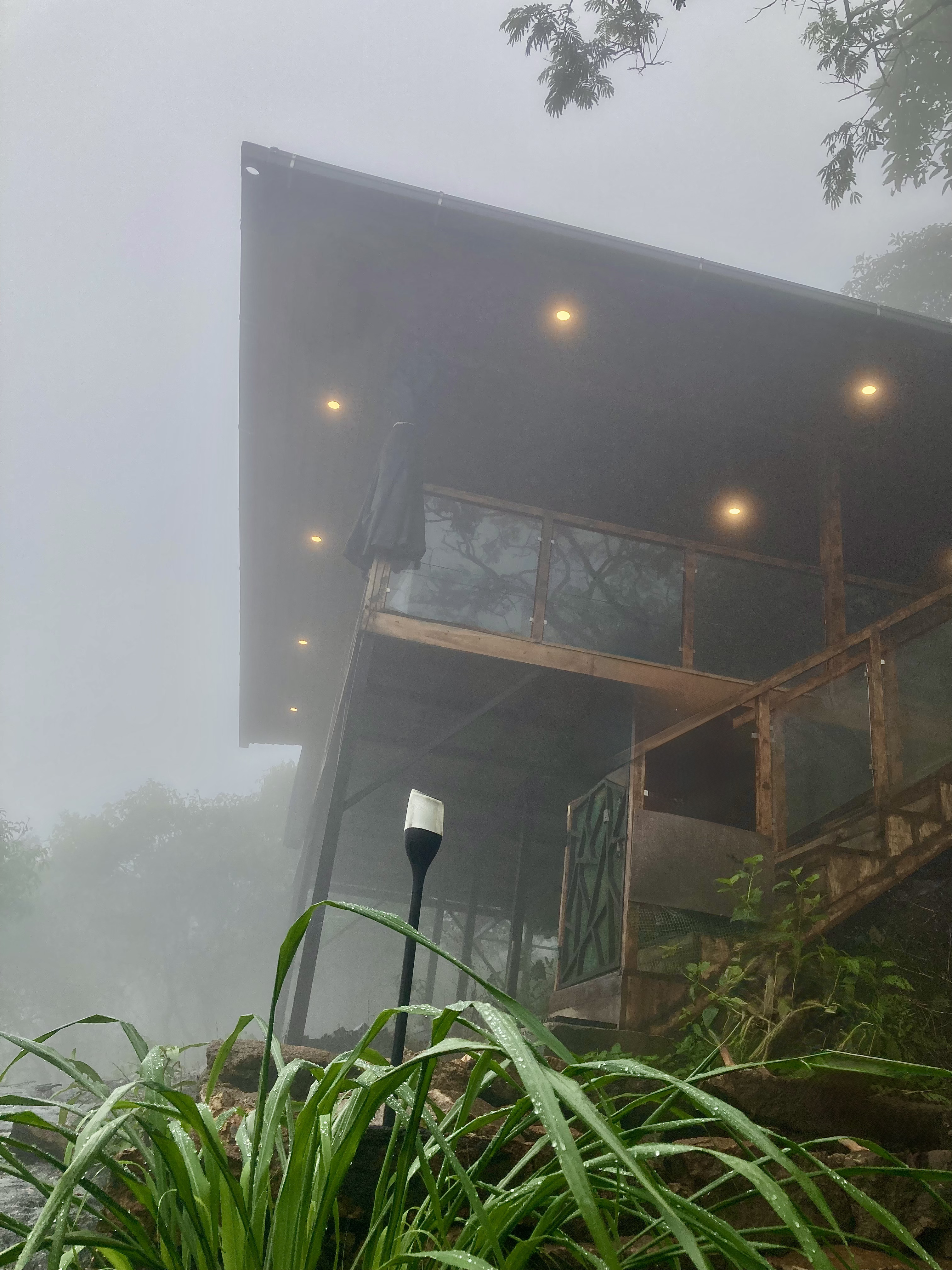 Cabin stay in the mist